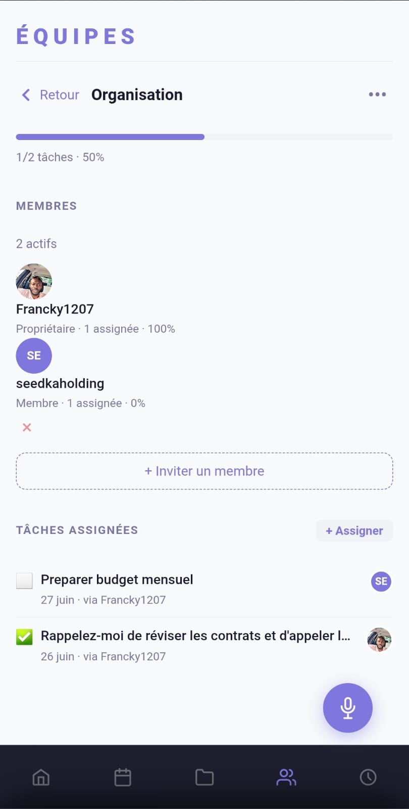Projets